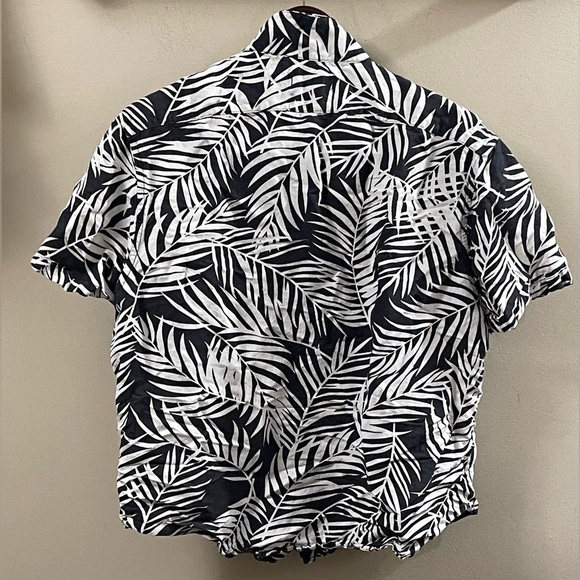 Madewell Easy Camp Shirt in Fern Fronds Size Large - Picture 3 of 16